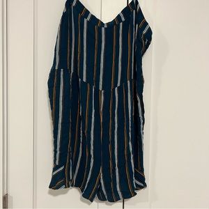 Ann Taylor LOFT Striped Romper - XXL